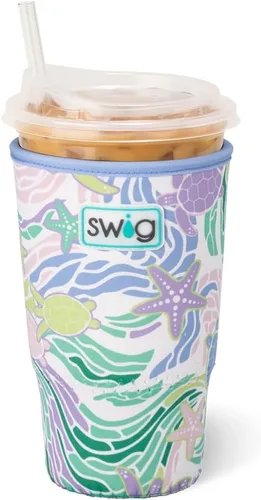 Miniatura 47 de Funda Swig Life para taza de café helado pequeña, funda estándar de 22oz para taza de café helado con asa, funda aislante de neopreno para mantener