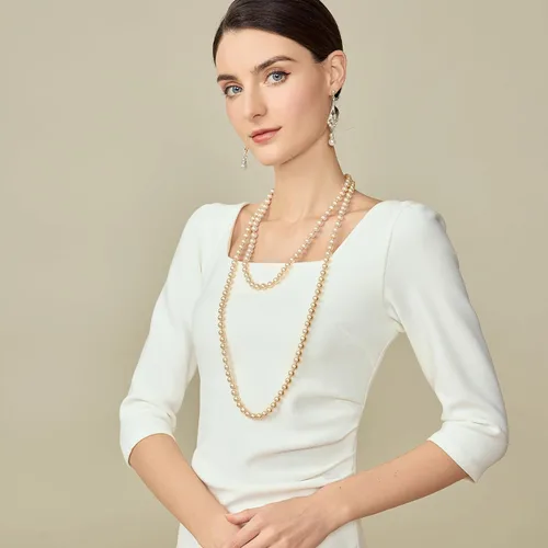 Miniatura 60 de BABEYOND - Collar de perlas sintéticas estilo art deco de la década de 1920, collar de perlas largas para fiesta de disfraces de estilo Gatsby