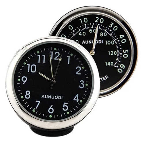 Miniatura 3 de Monitor de coche Clip/Stick-on reloj termómetro cuarzo digital luminoso automotriz