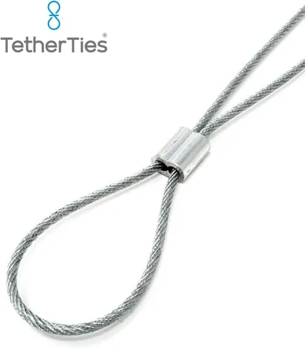 Miniatura 7 de Organización de cables, kit de correas de bricolaje – Correas de cable personalizables para computadoras, adaptadores y dongles – Cables de amarre