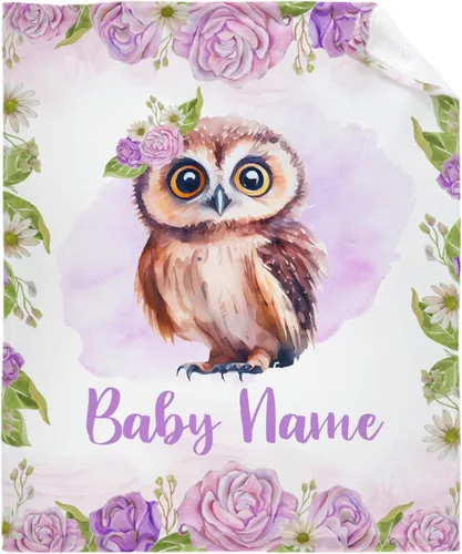 Miniatura 20 de Regalo personalizado para niños/niños, mantas personalizadas de animales para sofá, cama, dormitorio, sala de estar, manta ligera