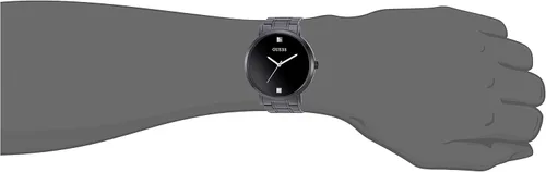 Miniatura 2 de Guess Reloj de acero inoxidable con esfera de diamante genuino