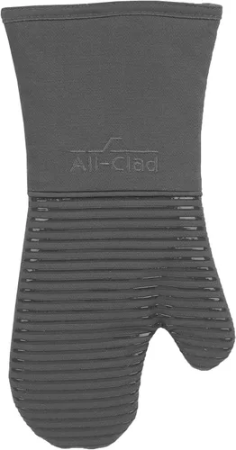 Miniatura 21 de All Clad Manopla de Horno de Silicona: Resistente al Calor hasta 500 Grados - 100% Algodón y Silicona, Manopla de Horno de 14"x7" para Cocina y Chili