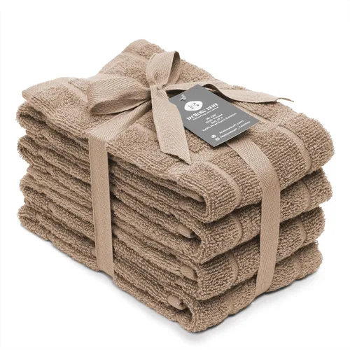 Miniatura 13 de Toallas de cocina 100% algodón de terry Mellow Buff, paquete de 4, 16 x 26 pulgadas, toallas de cocina súper suaves y absorbentes, perfectas