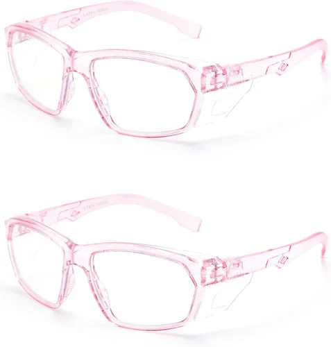 Miniatura 12 de ProtectX Elegantes gafas de seguridad antivaho y resistentes a los arañazos, gafas de protección UV, lentes de bloqueo de luz azul para hombres