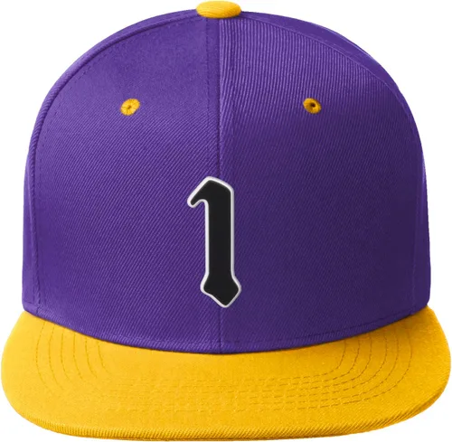 Miniatura 23 de Daxton Gorra clásica con visera de billete plano con letras del alfabeto inglés antiguo de la A a la Z