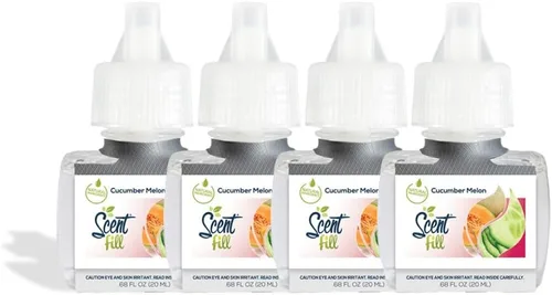 Miniatura 39 de Scent Fill Ambientador enchufable de pachulí de vainilla, 4 recambios de aceite perfumado