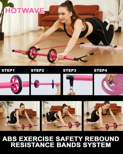 Miniatura 5 de HOTWAVE Push Up Board Fitness, Portable Foldable 20 in 1 Push Up Bar at Home Gym, Pushup Handles for Floor. Professional Strength Training Equipment