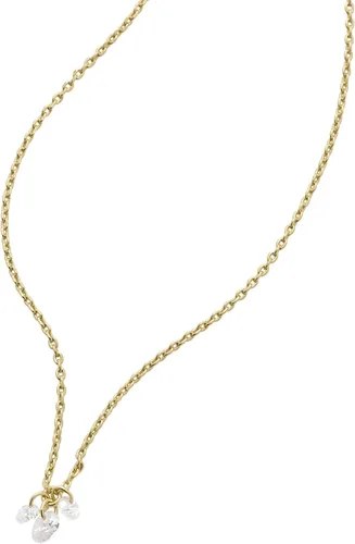 Miniatura 3 de Fossil - Collar con colgante de acero inoxidable en tono dorado para mujer