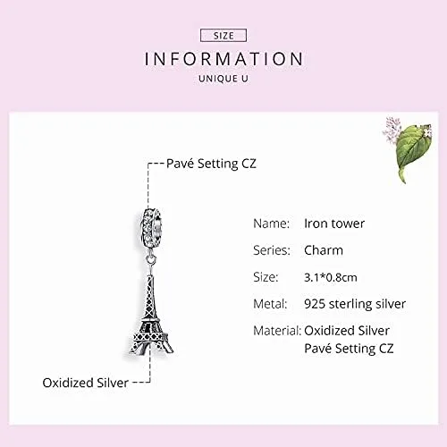Miniatura 3 de Landmark Series - Abalorio de plata de ley para pulsera Pandora