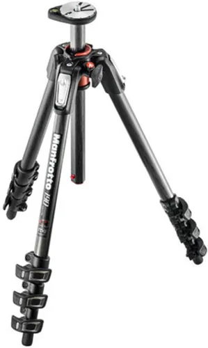 Manfrotto MT190CXPRO4 Trípode de fibra de carbono de 4 secciones, negro