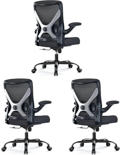 Miniatura 15 de Silla de oficina Silla de escritorio ergonómica cómoda: Silla de computadora de malla de 330 libras, sillas ergonómicas para juegos con ruedas, Gris