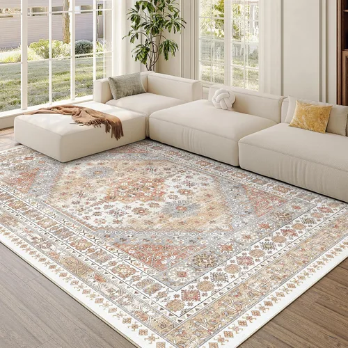 Miniatura 142 de zesthome Alfombra 4x6 - Alfombra Resistente a Manchas Lavable, Alfombras con Respaldo Antideslizante para Sala de Estar, Alfombras Pequeñas de Área