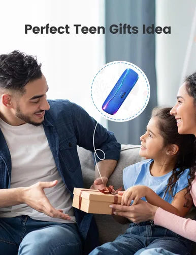 Miniatura 7 de ERKEI SEHN Altavoz Bluetooth, altavoces inalámbricos impermeables IPX7, luz intermitente, súper graves de 25 W, tiempo de reproducción de 24 horas