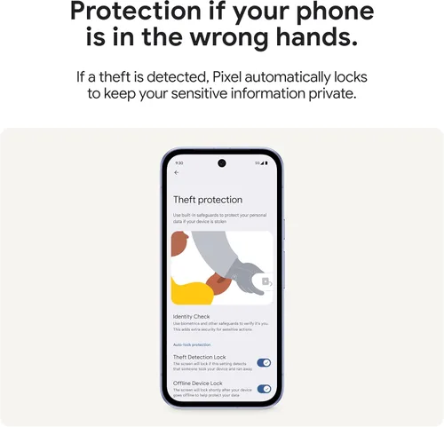 Miniatura 6 de Google Pixel 9a con Gemini - Smartphone Android desbloqueado con cámara increíble y edición de fotos con IA, batería para todo el día y seguridad