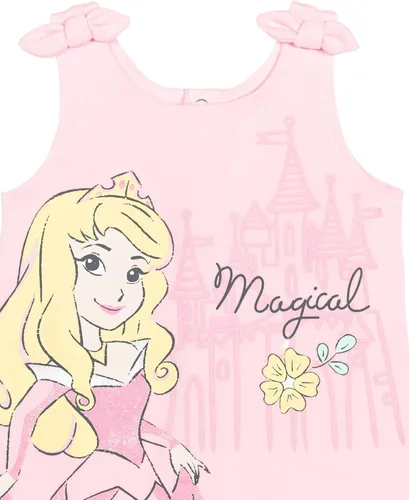 Miniatura 36 de Disney Princesa Rapunzel Ariel Belle Jasmine Aurora - Mameluco y diadema para niñas recién nacidas hasta niños pequeños