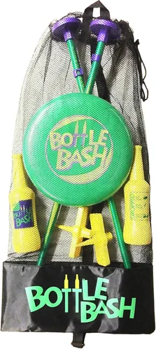 Miniatura 4 de Bottle Bash Outdoor Flying Disc Game Set – Frisbee Toss Backyard and Beach Game for Family, Adult & Kids - Beersbee & Polish Horseshoes