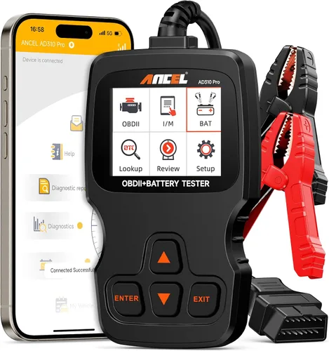 Miniatura 10 de ANCEL V6HD - Escáner de camión resistente Herramienta de diagnóstico diésel bidireccional de regeneración DPF forzada ECU codificación 40+