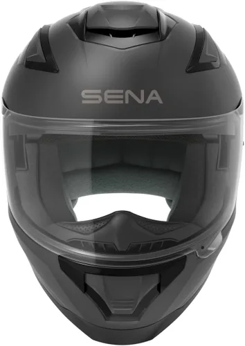 Miniatura 7 de Casco integral Sena Stryker con tecnología Smart, malla integrada y comunicaciones Bluetooth, luz trasera LED, y sonido de Harman Kardon, DOT Blanco