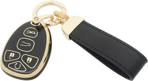 Miniatura 3 de Funda para llavero de TPU compatible con Chevy Tahoe Suburban GMC Acadia Yukon y Cadillac y Buick Lucerne Enclave Pontiac Key Fob