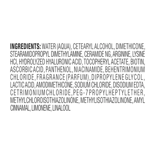 Miniatura 8 de TRESemmé Acondicionador rico en humedad, ceramida + ácido hialurónico, acondicionador de tamaño de viaje para cabello dañado, acondicionador