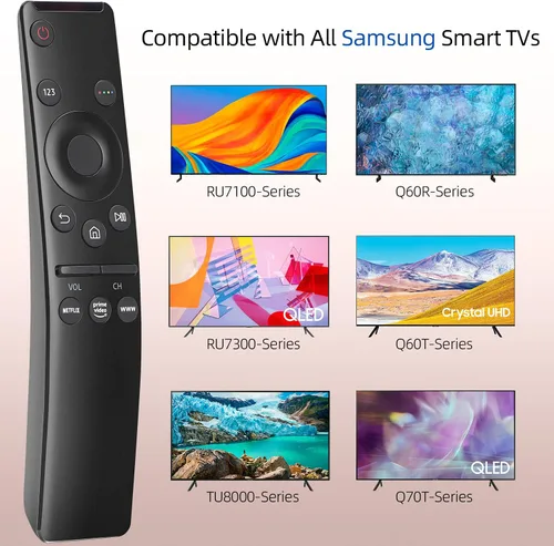 Miniatura 2 de Reemplazo de control remoto universal para Samsung Smart TV, para Samsung LED QLED LCD UHD SUHD HDTV 4K 8K 3D Crystal HDR marco curvado Smart TV1