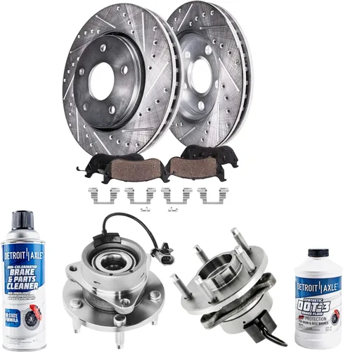 Miniatura 72 de Detroit Axle - Rotores de freno para Ford Mustang 2015, 2016, 2017, 2018, 2019, 2020, 2021, 2022, 2023, repuesto de rotores de freno de disco