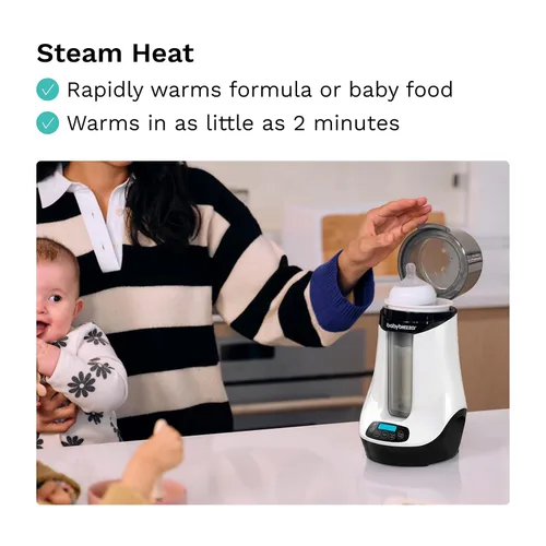 Miniatura 4 de Baby Brezza Calentador inteligente de biberones, calentador de leche materna + descongelador, aplicación gratuita, diferentes temperaturas
