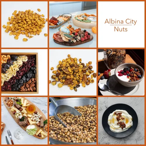 Miniatura 6 de Albina City Nuts Maíz tostado picante, extremadamente picante y sabroso, con un suave crujido hecho de ingredientes no transgénicos libres