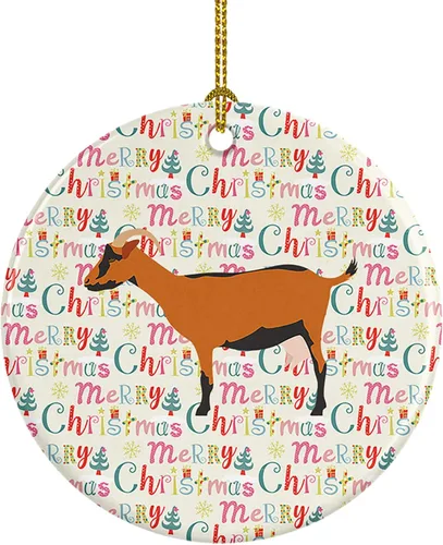 Miniatura 51 de Caroline's Treasures Adorno de cerámica de avestruz común para árbol de Navidad, decoración colgante para el hogar, Navidad, vacaciones, fiesta