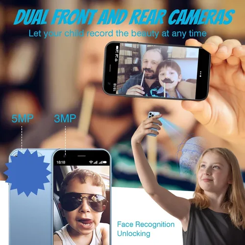 Miniatura 3 de Mini Smartphone XS15,3G 3.0 pulgadas HD 2GB+16GB Android 8.1 1000mAh Dual Sim Quad Core Mini Teléfono Regalo Niño Teléfono Pequeño Teléfono