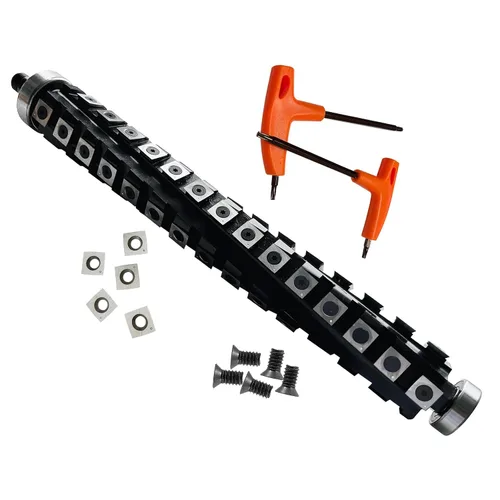 Miniatura 5 de FOXBC Cabezal de corte helicoidal en espiral de 12-1/2 pulgadas para cepilladora DeWalt DW733 DW734