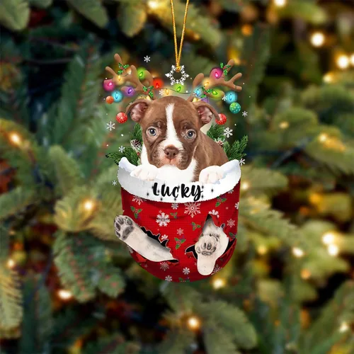 Miniatura 58 de Adorno de Navidad personalizado para perro Airedale Terrier en bolsillo de nieve, adorno para árbol de Navidad, idea de regalo para amantes