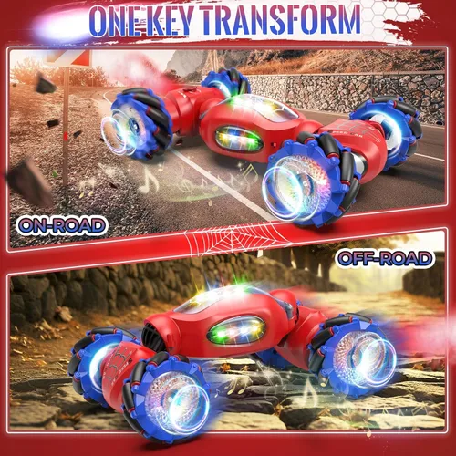 Miniatura 2 de Fosgoit Spider Auto de juguete con control remoto para niños de 6-12 años, regalos de cumpleaños para niños, RC de 2.4Ghz con control de gestos