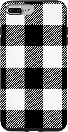 Miniatura 12 de Buffalo Plaid Black White Phone Case for iPhone 17