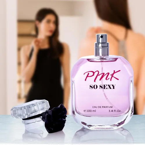 Miniatura 8 de Pink So Sexy - Eau de Parfum para mujer, fragancia floral afrutada con aroma dulce azucarado, bergamota, manzana y crema batida, fresco, dulce