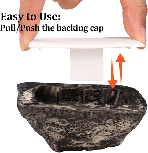 Miniatura 2 de Rock to Hide Key Outside – Piedra falsa se ve real, caja de seguridad secreta para exteriores para las necesidades de la casa de patio