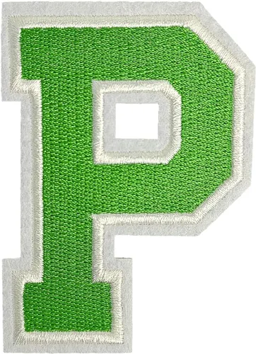 Miniatura 157 de 3 parches de letras termo-adhesivas de 3.14 pulgadas, parche de letras bordadas completo, letras del alfabeto de hierro A-Z, parches para coser
