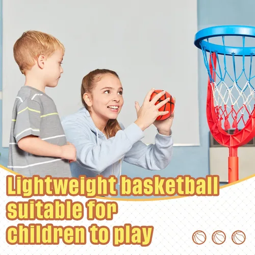 Miniatura 3 de Civaner 20 unidades de mini baloncesto de fútbol para niños de 4 pulgadas inflables de goma pequeñas de baloncesto, regalos para niños pequeños