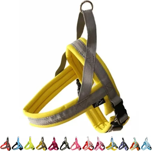 Miniatura 18 de Hakusan - Arnés tipo camuflaje para perro, seguro, sin asfixia, difícil de desconectar, gran ajuste, fácil de poner y quitar, ajustable, reflector