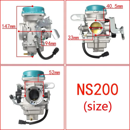 Miniatura 6 de EUPLI Carburador de motocicleta para Bajaj Pulsar 200NS NS200 (BS3, 2012-16) motocicleta 200Cc Dtsi BS-3 carburador de motor Carburador Carb