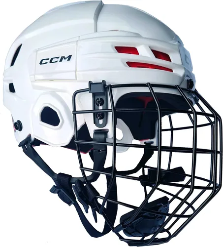 CCM Tacks 70 - Casco de hockey con rejilla de protección, Senior