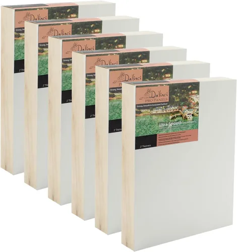 Miniatura 10 de Da Vinci Pro Paneles de yeso ultra suaves, superficie lisa y sedosa para caseínas, témpera de huevo, trompe L'Oeil, grafito, lápiz