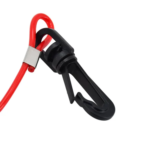 Miniatura 5 de Llaves universales de interruptor de parada de seguridad para barco, 11 unidades con cordón compatible con Yamaha Tohatsu Suzuki compatible