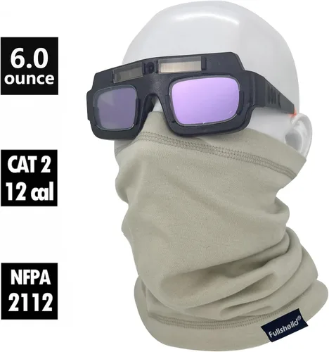 Miniatura 9 de Fullsheild FR - Máscara facial resistente al fuego, cubierta completa, polaina para el cuello, para soldar, caza, ejército, trabajo militar