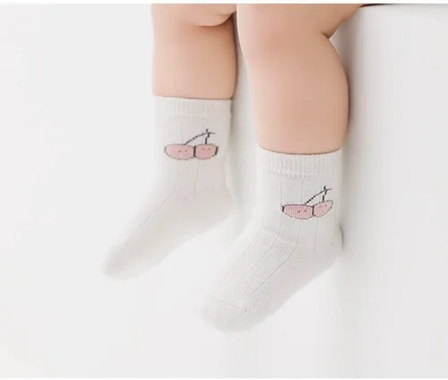 Miniatura 6 de QandSweet - Calcetines de algodón peinado para bebés recién nacidos y niños pequeños