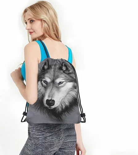 Miniatura 4 de Beabes Bolsas de cordón de arte abstracto Bolsa de mochila Bolsa de gimnasio Bolsa de cordón, Multi-a197, Mochilas de viaje