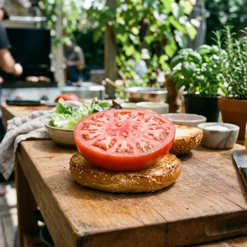 Miniatura 3 de ZEshops 100 Beefsteak Tomato Seeds for Planting (Solanum lycopersicum) - Premium, Giant Slicing Tomato Seeds for Home Garden - Grow Massive, Juicy