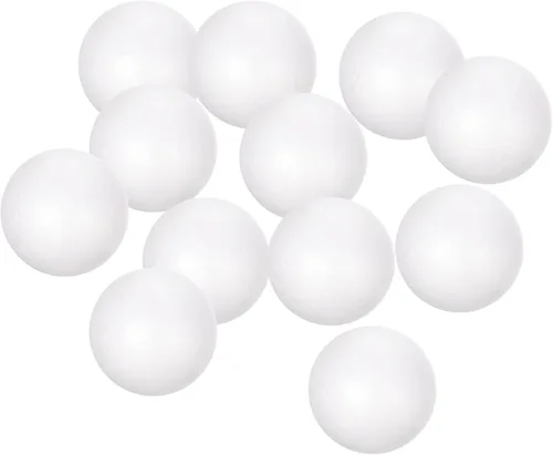 Miniatura 10 de uxcell 25 bolas de espuma de poliestireno blanco de 1.5 pulgadas para manualidades, arte, bricolaje, hogar, decoración de fiesta