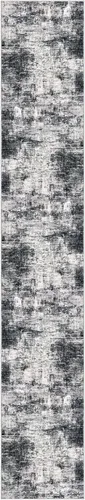 Miniatura 767 de IOHOUZE Alfombra abstracta lavable de 3 x 12 pies para pasillos, antideslizante para cocina, camino de entrada de lana sintética para interiores